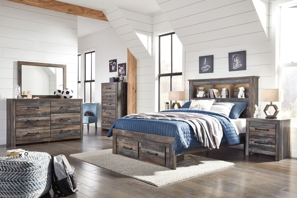 Drystan - Panel Bookcase Bed by Unique Piece Furniture