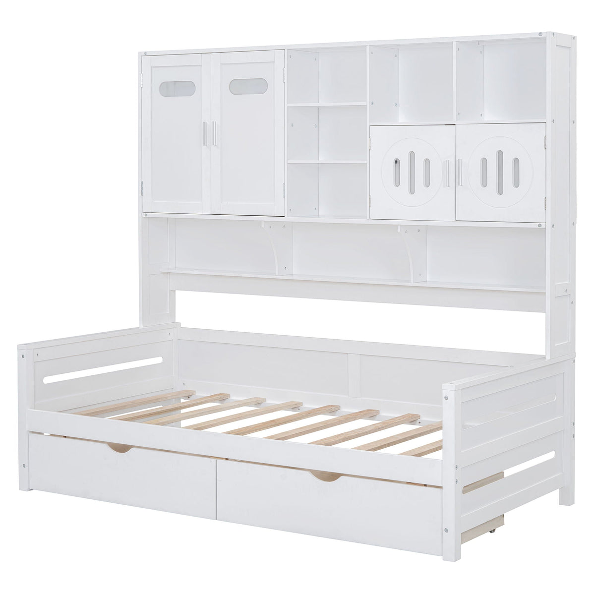 Daybed With All-In-One Cabinet And Shelf by Unique Piece Furniture