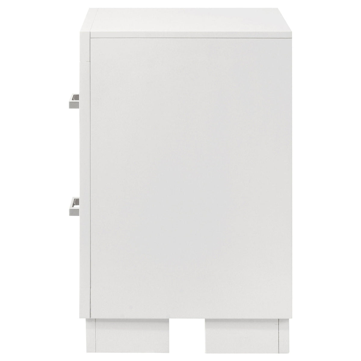 Jessica 2-drawer Nightstand Snow White by Unique Piece Furniture