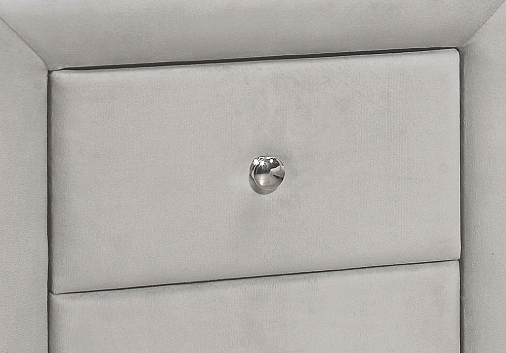 Nightstand, Storage Drawer Versatile Use, Upholstered, Transitional by Unique Piece Furniture