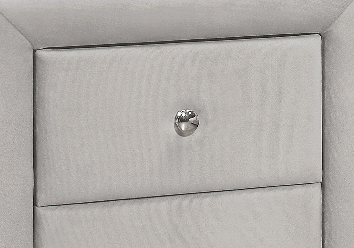Nightstand, Storage Drawer Versatile Use, Upholstered, Transitional by Unique Piece Furniture