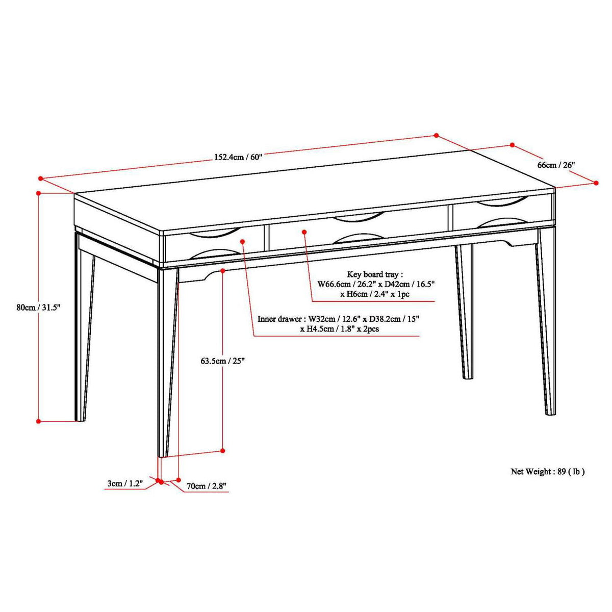 Harper - Handcrafted Desk by Unique Piece Furniture
