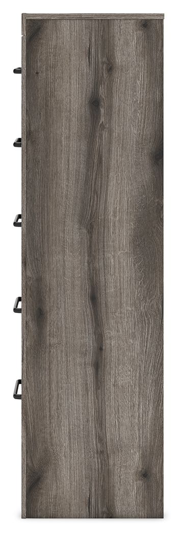 Graystorm - Five Drawer Chest - Brown Gray by Unique Piece Furniture