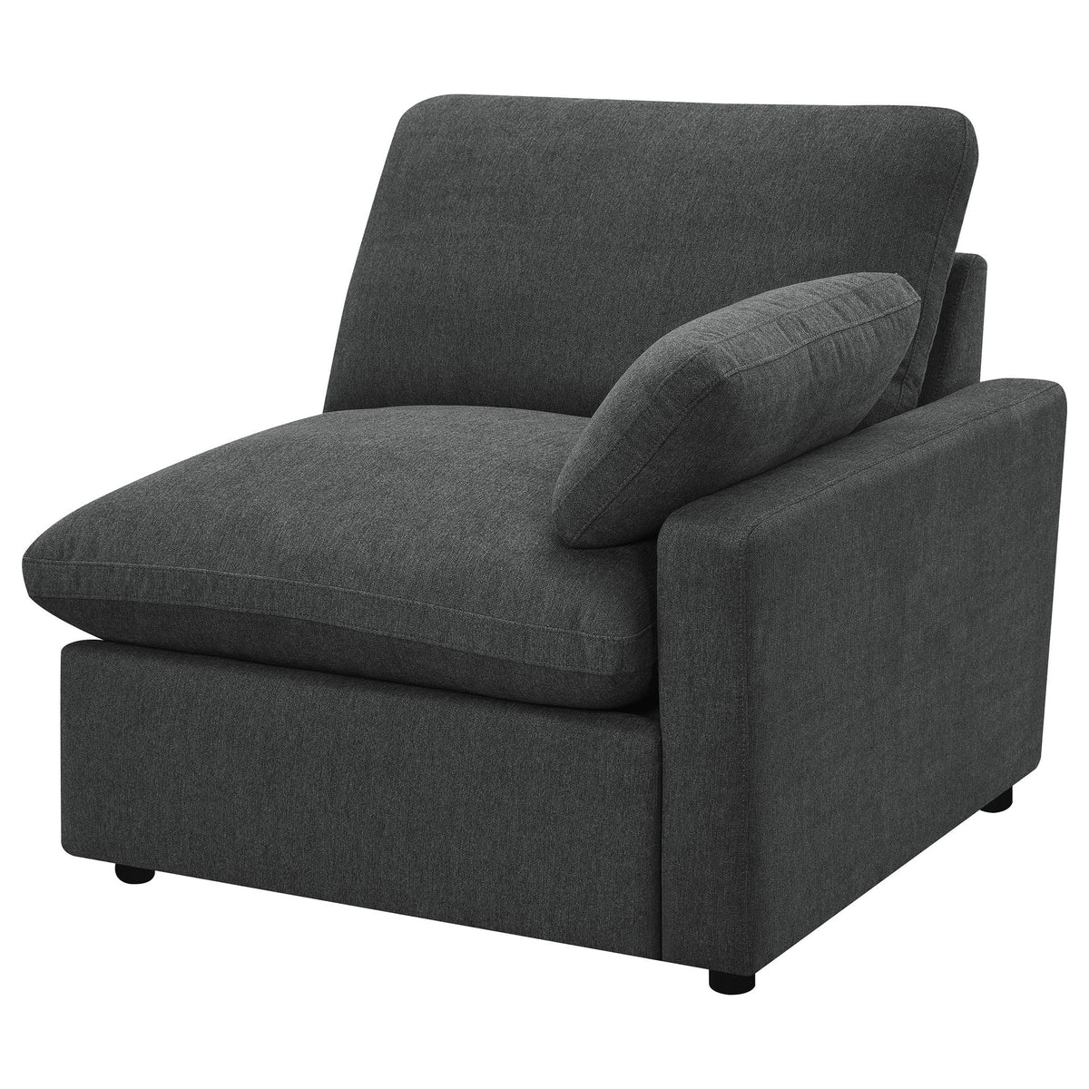 Collins Modular Power Loveseat Dark Grey by Unique Piece Furniture