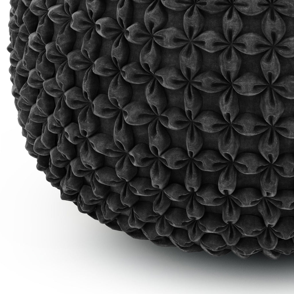 Renee - Handcrafted Round Pouf by Unique Piece Furniture