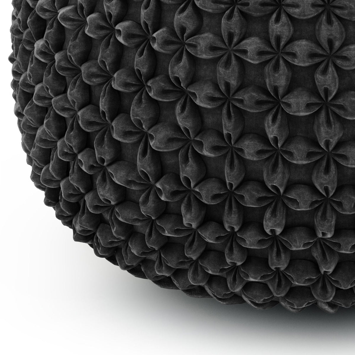 Renee - Handcrafted Round Pouf by Unique Piece Furniture