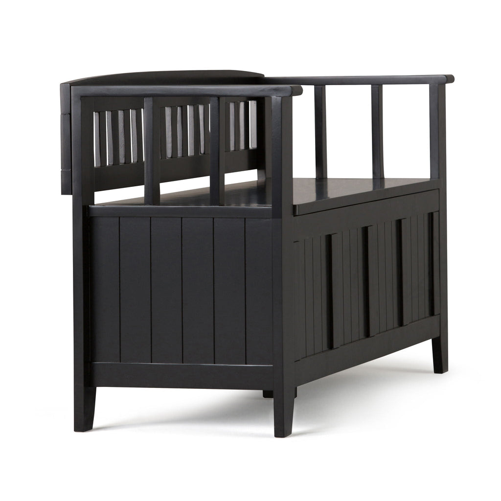 Acadian - Entryway Storage Bench, Handcrafted by Unique Piece Furniture