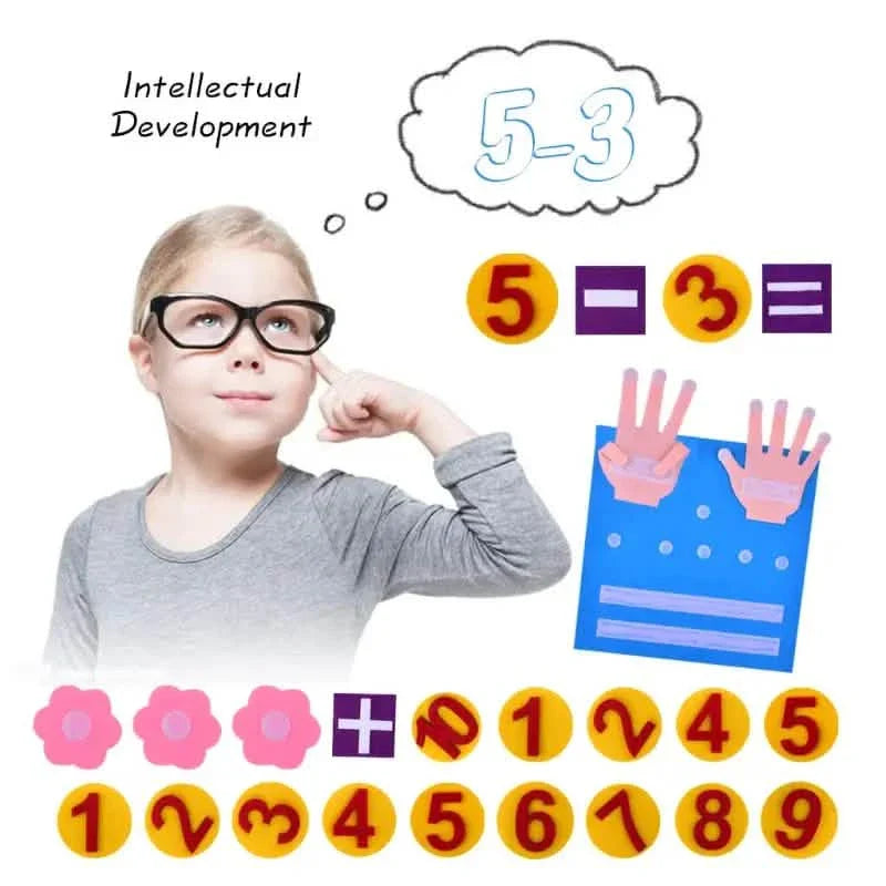 Felt Board Finger Numbers Counting Toy by DailySale