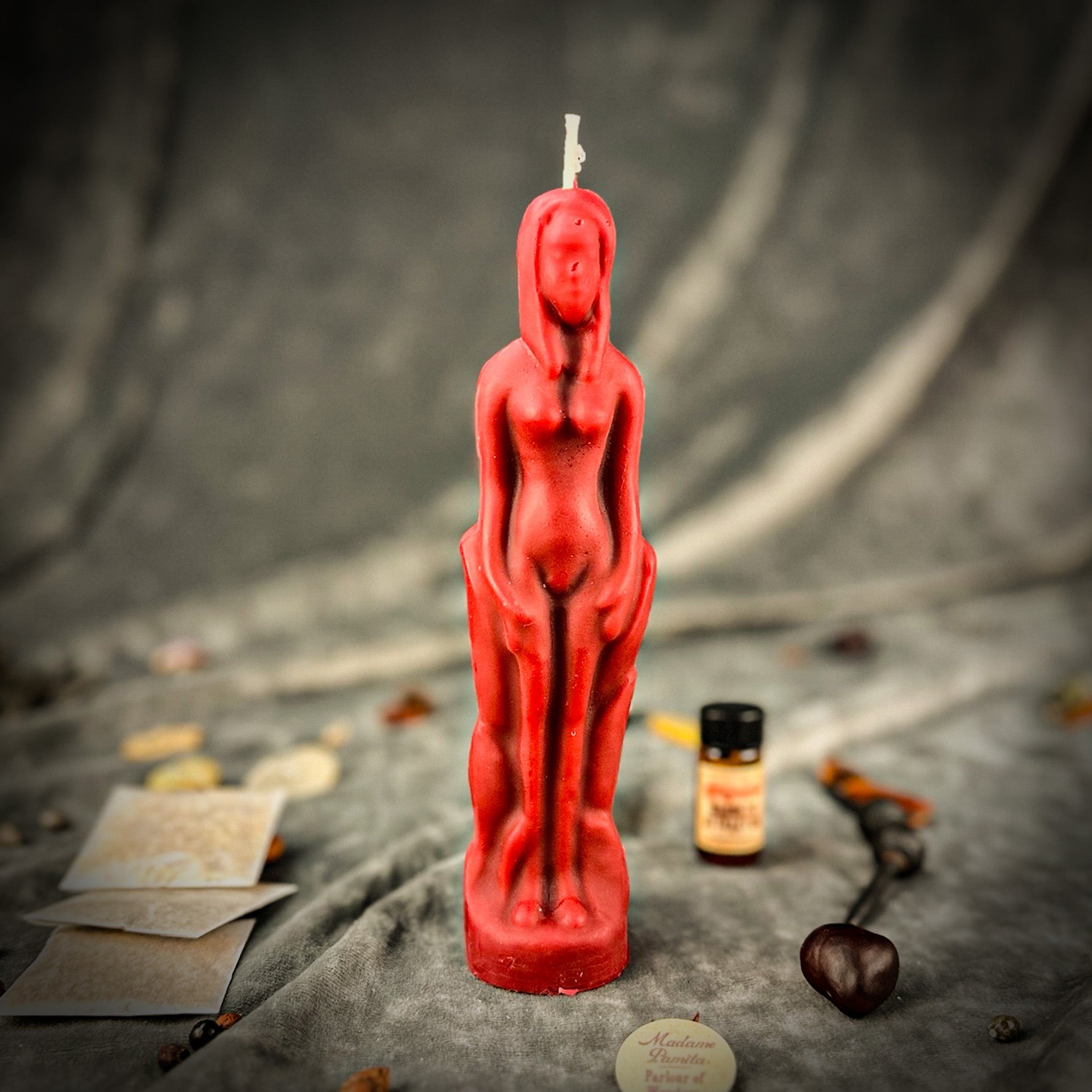 Female Figural Candle Spell Kit - Sympathetic Magic & Personal Power by Parlour of Wonders