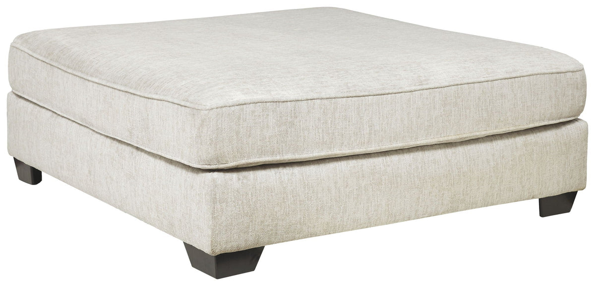 Rawcliffe - Oversized Accent Ottoman - Parchment by Unique Piece Furniture