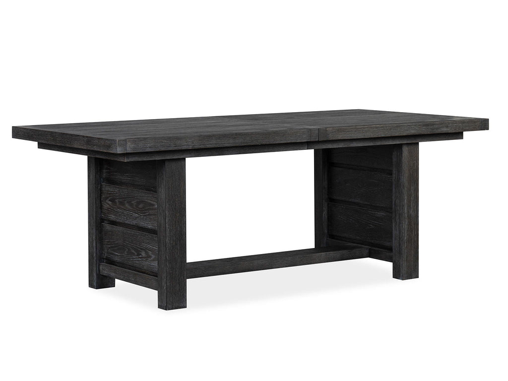 Plum Creek - Extendable Trestle Dining Table by Unique Piece Furniture