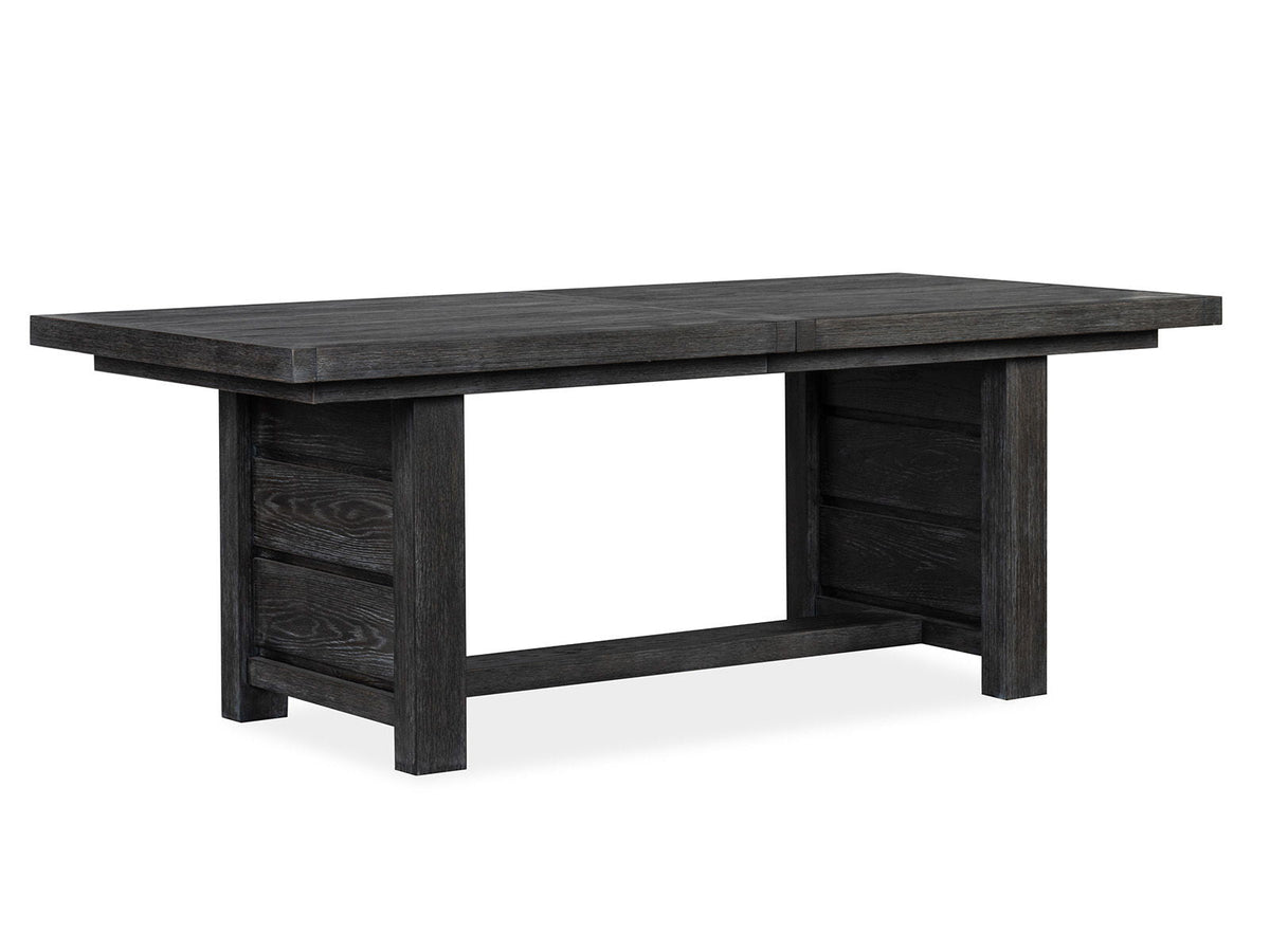 Plum Creek - Extendable Trestle Dining Table by Unique Piece Furniture
