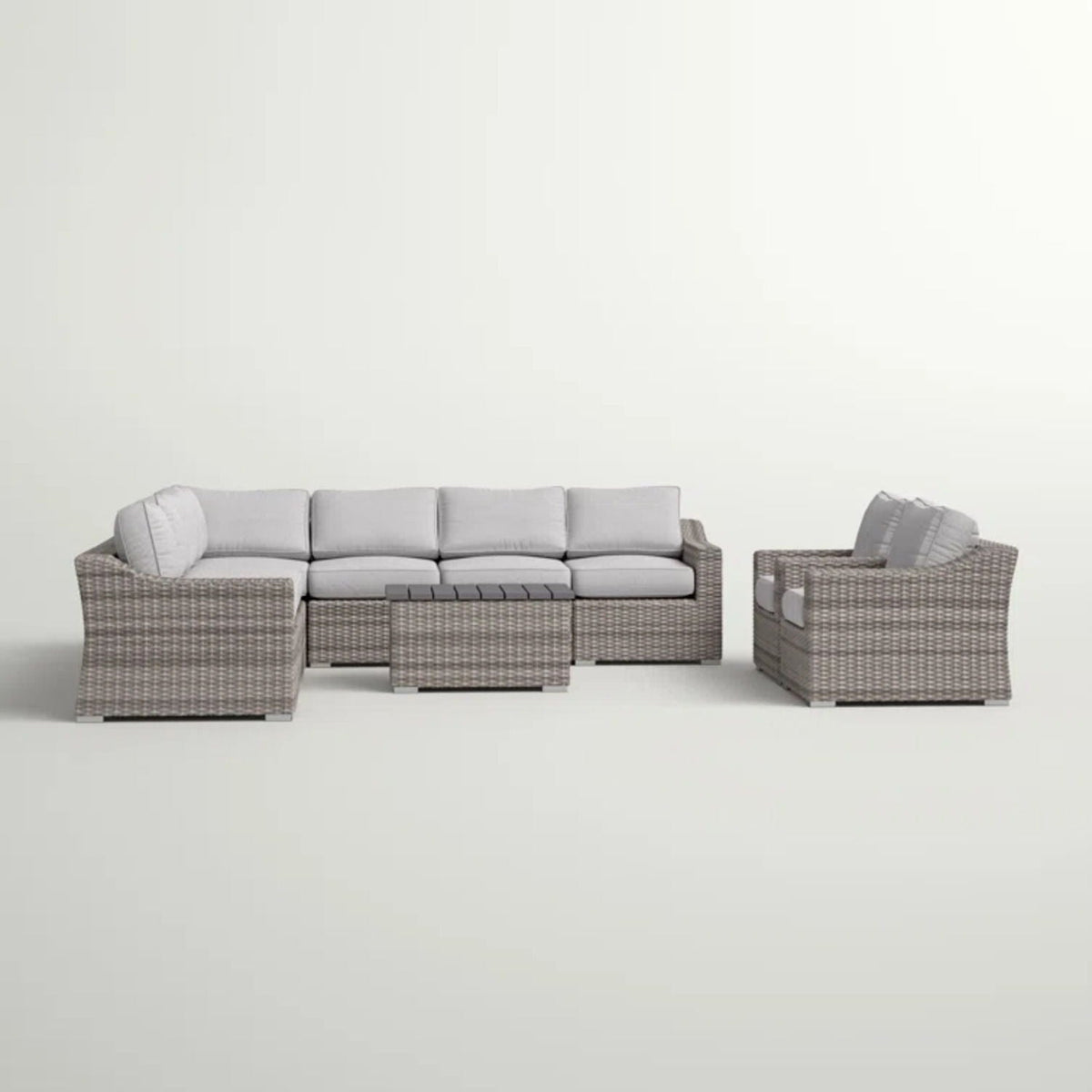 Stylish Sofa Seating Group With Cushions Perfect For Outdoor Gatherings by Unique Piece Furniture