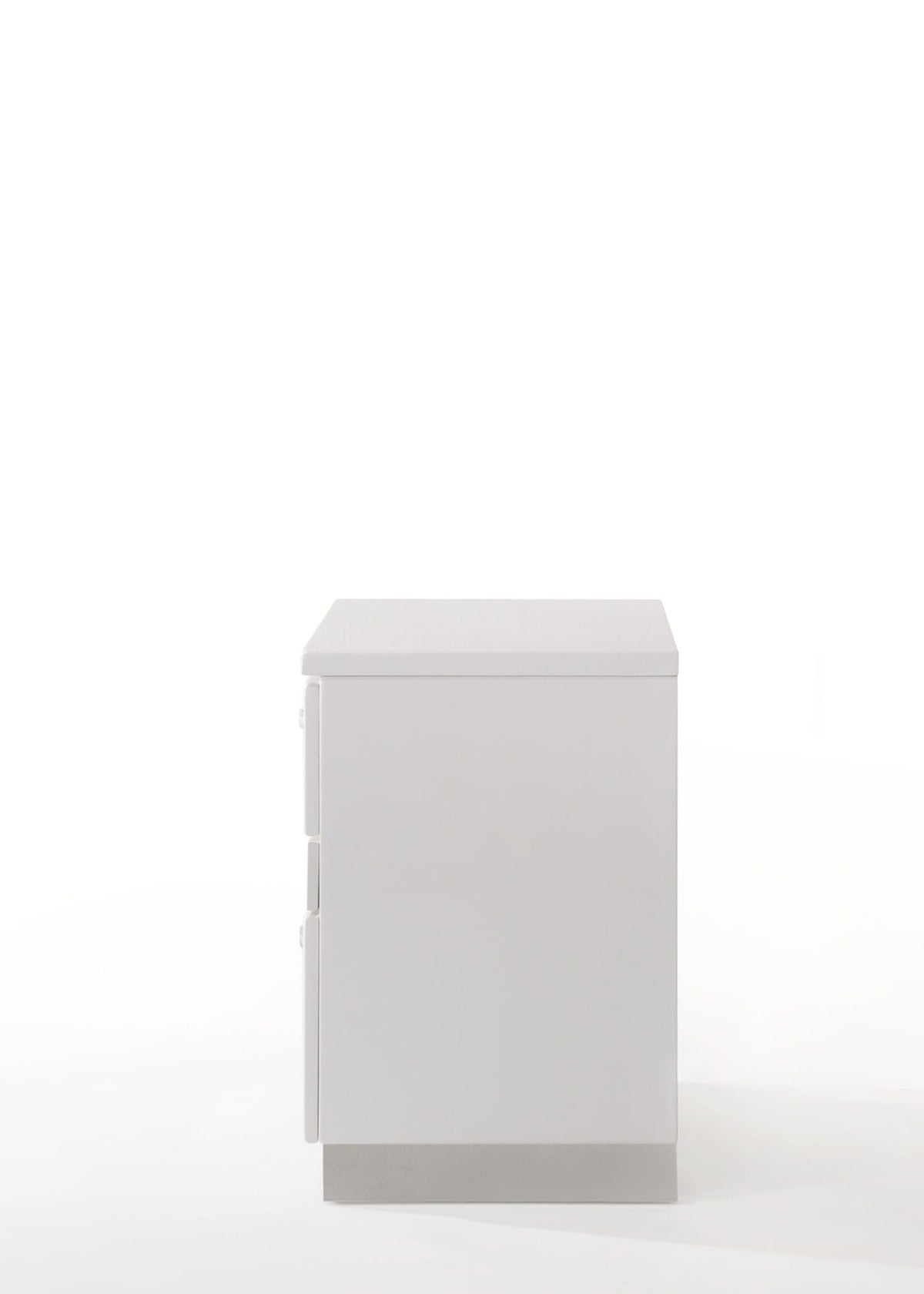 Naima II - High Gloss Nightstand - White by Unique Piece Furniture