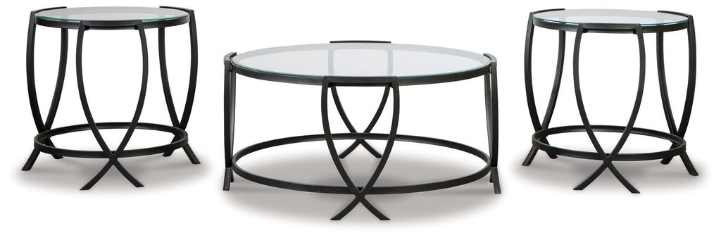Tarrin - Occasional Table Set (Set of 3) - Black by Unique Piece Furniture