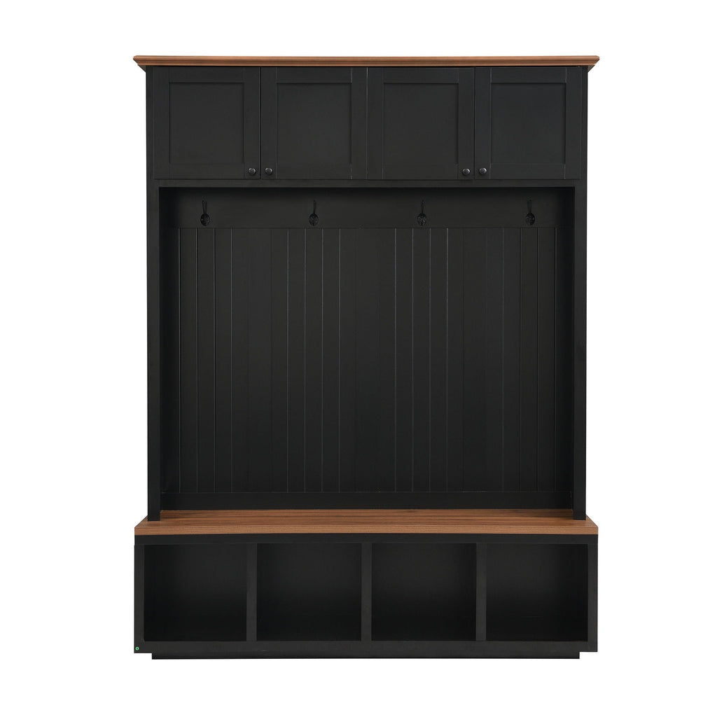 Entryway Hall Tree With Bench And Storage by Unique Piece Furniture