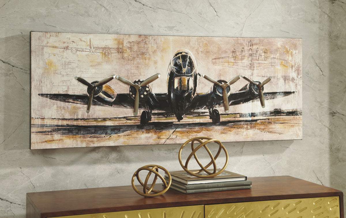 Kalene - Wall Art - Brown / Black by Unique Piece Furniture