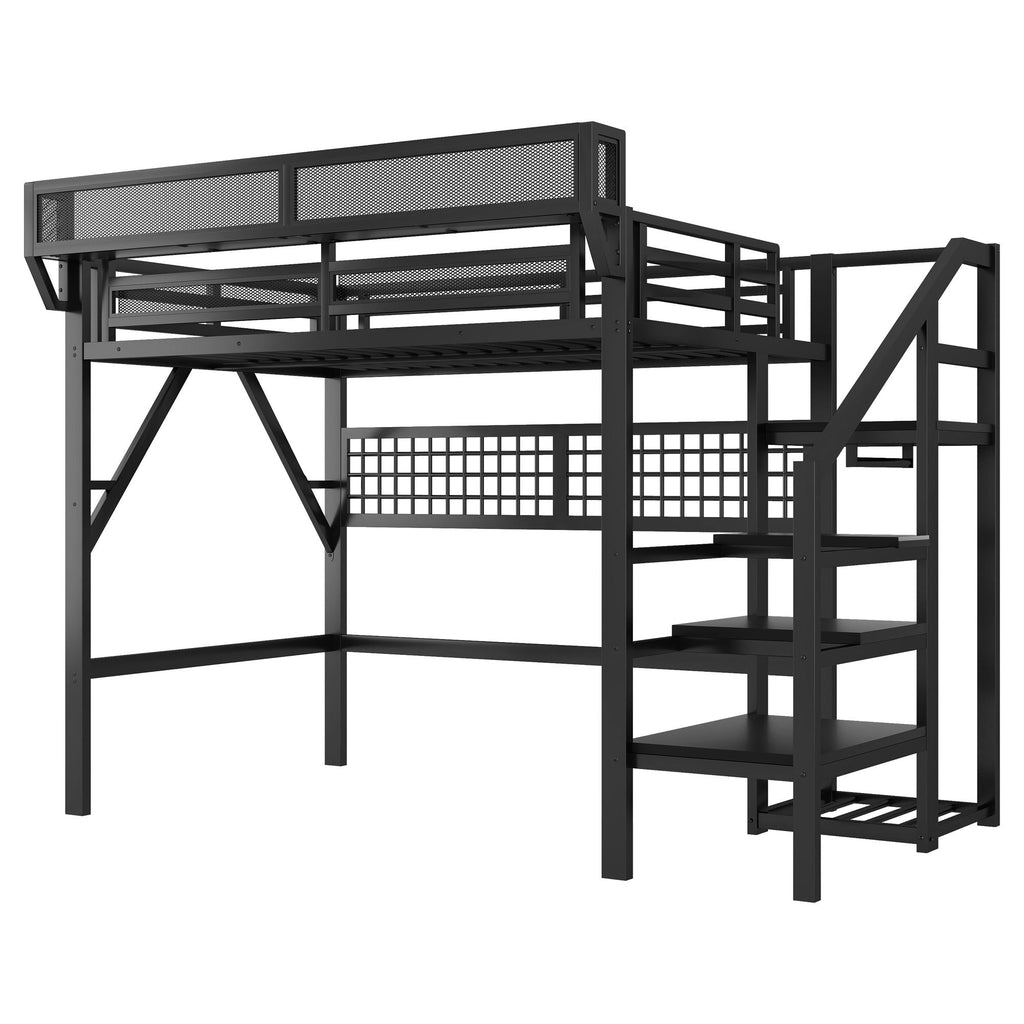 Loft Bed With Stairs And Storage by Unique Piece Furniture