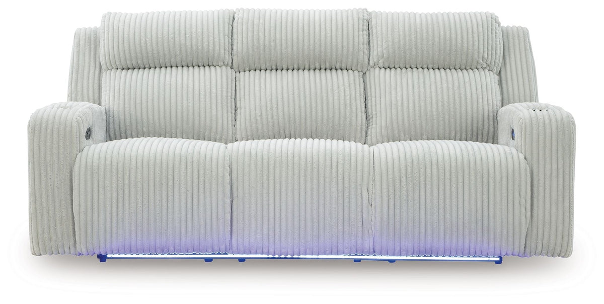 Forest Lake - Power Reclining Sofa With Adj Headrest by Unique Piece Furniture