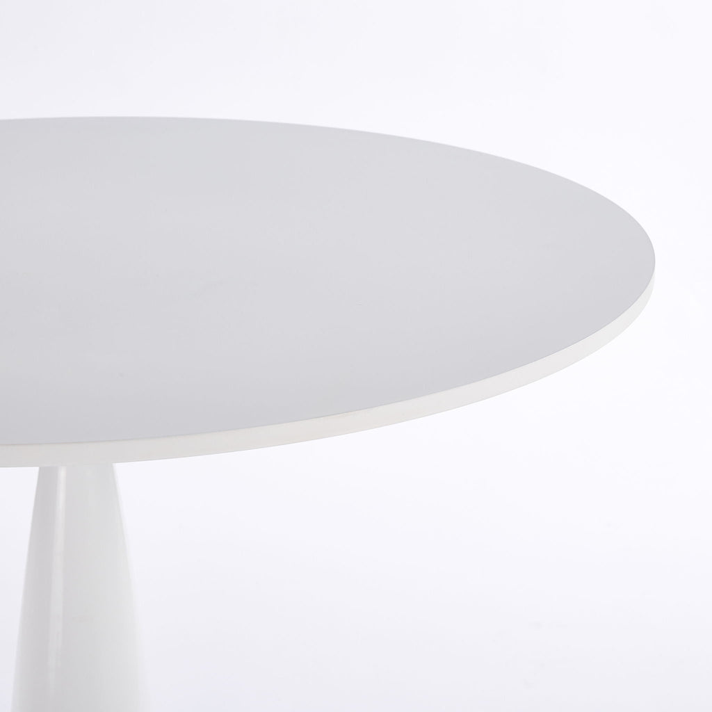 Pedestal Table, Round For Kitchen - White by Unique Piece Furniture