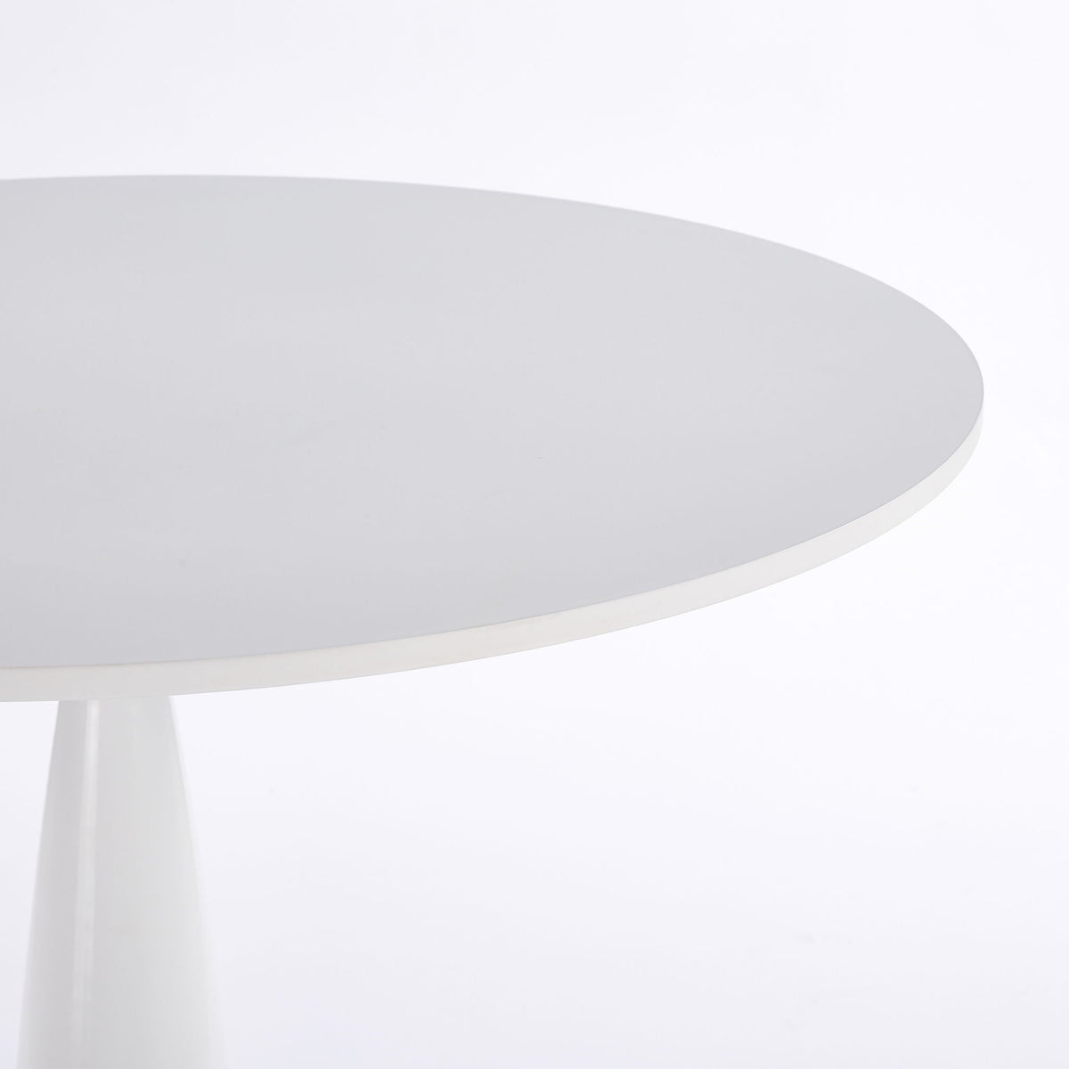 Pedestal Table, Round For Kitchen - White by Unique Piece Furniture