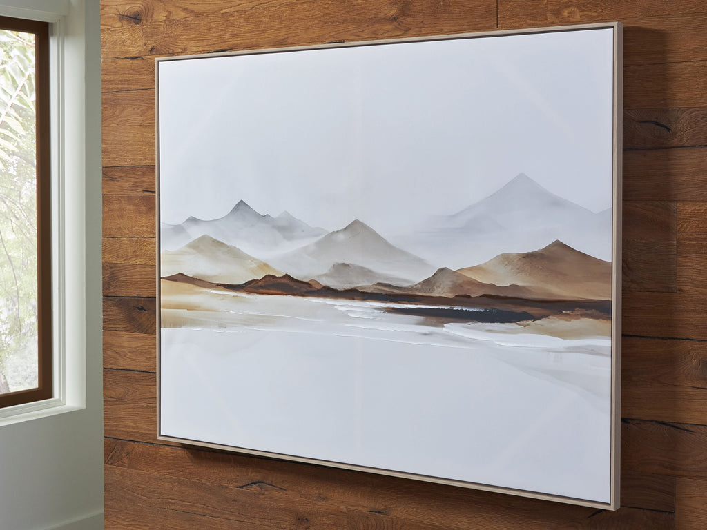 Karalen - Wall Art - White / Gray / Brown by Unique Piece Furniture