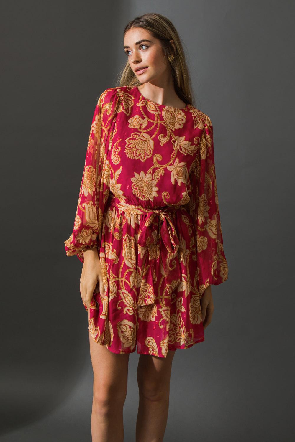 ONE THAT GOT AWAY WOVEN MINI DRESS by Flying Tomato