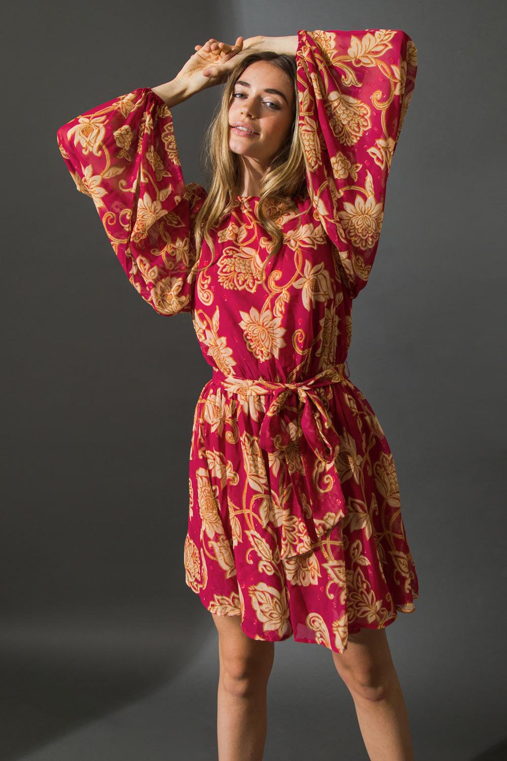 ONE THAT GOT AWAY WOVEN MINI DRESS by Flying Tomato