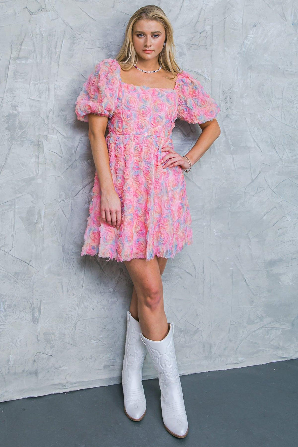 THE MOST NOTABLE WOVEN MINI DRESS by Flying Tomato
