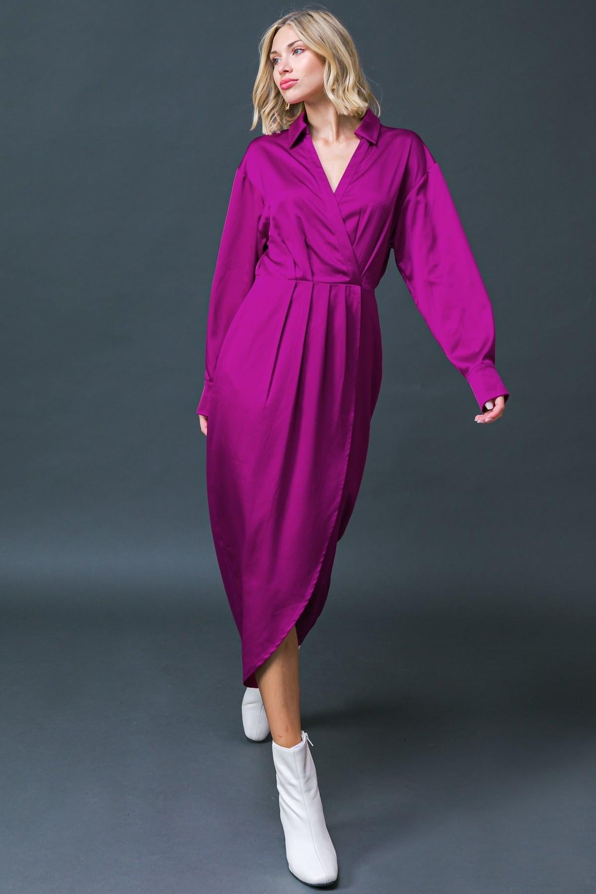 TOO GOOD TO BE TRUE WOVEN MIDI DRESS by Flying Tomato