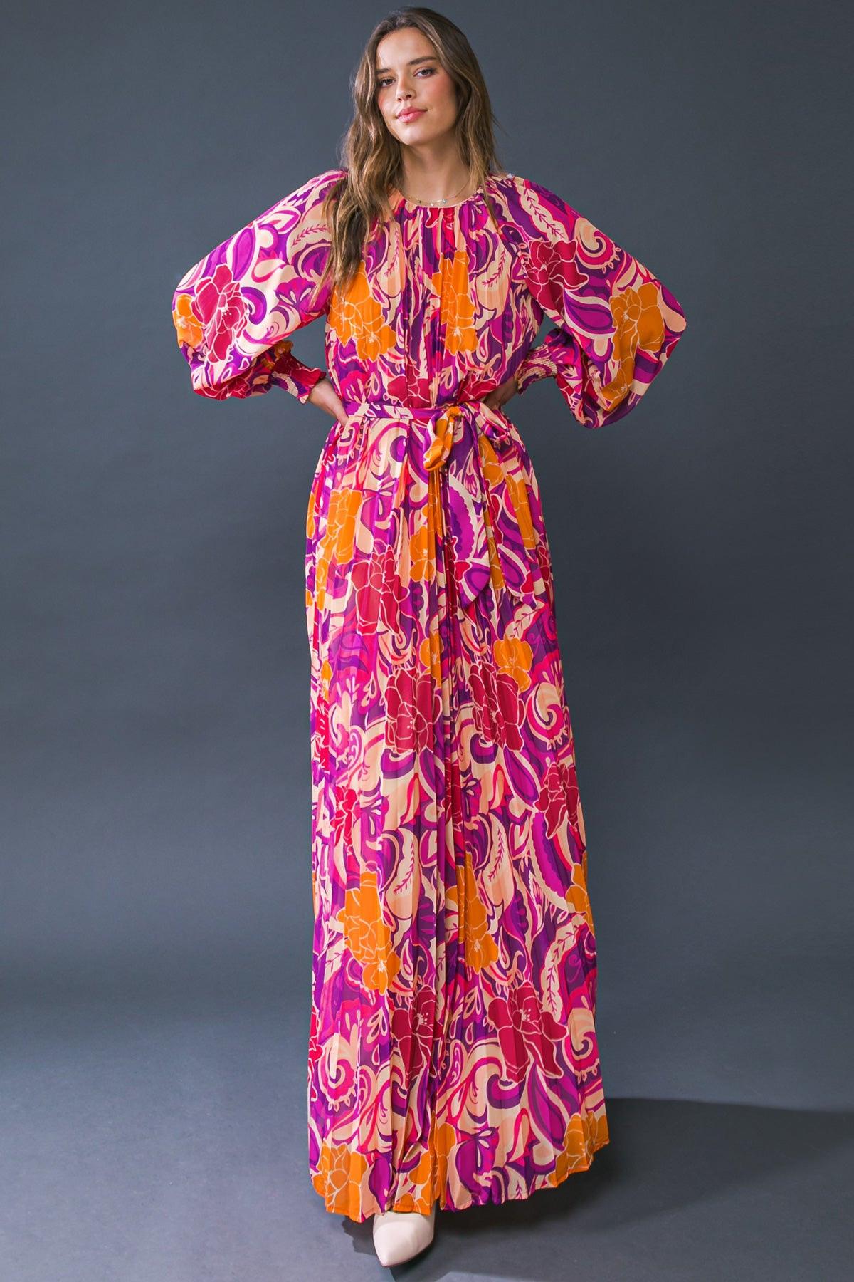 CHANGING LOCATIONS WOVEN MAXI DRESS by Flying Tomato