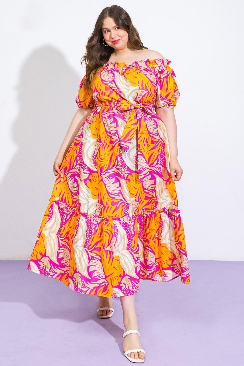 SCENIC OUTINGS WOVEN MINI DRESS by Flying Tomato