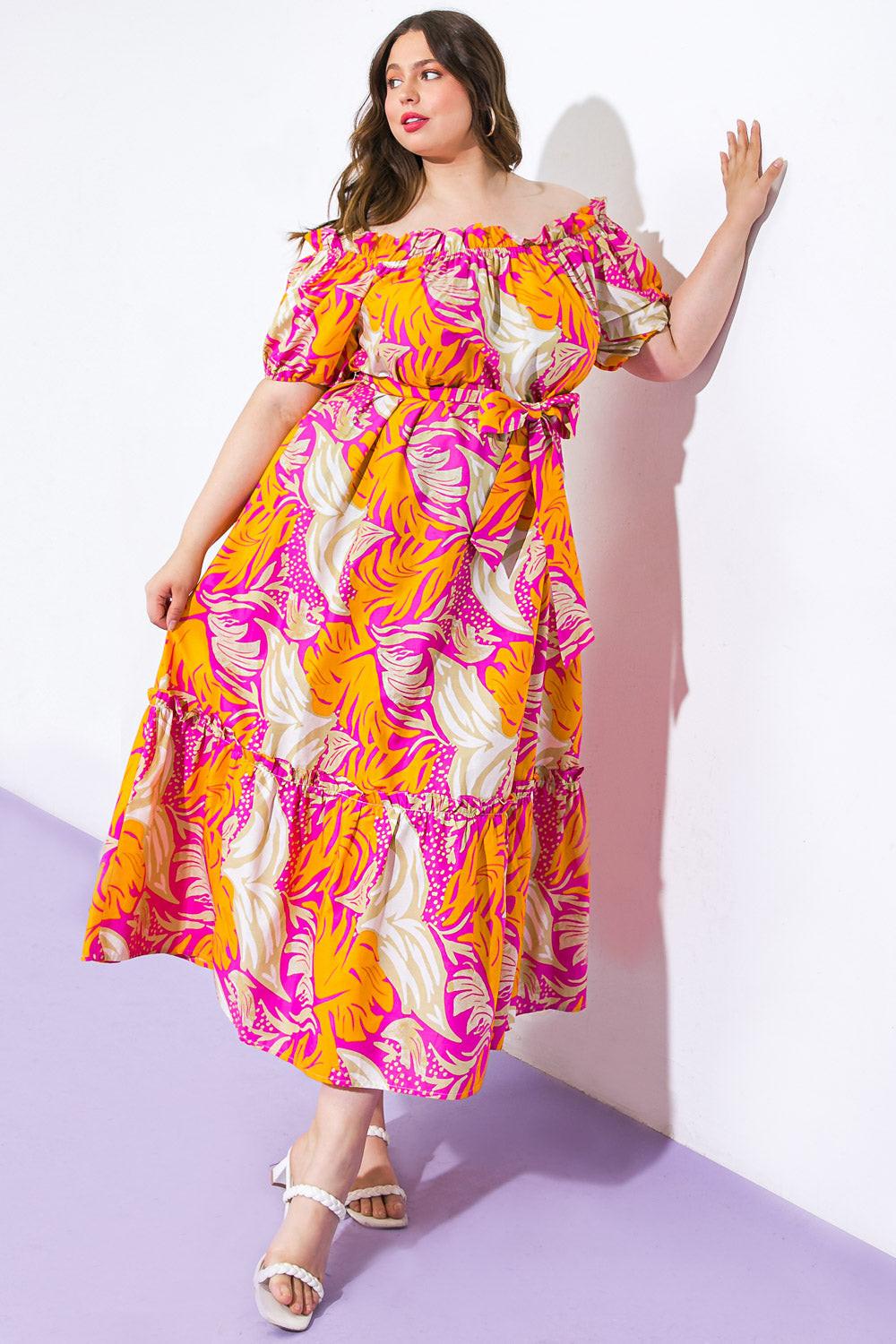SCENIC OUTINGS WOVEN MINI DRESS by Flying Tomato