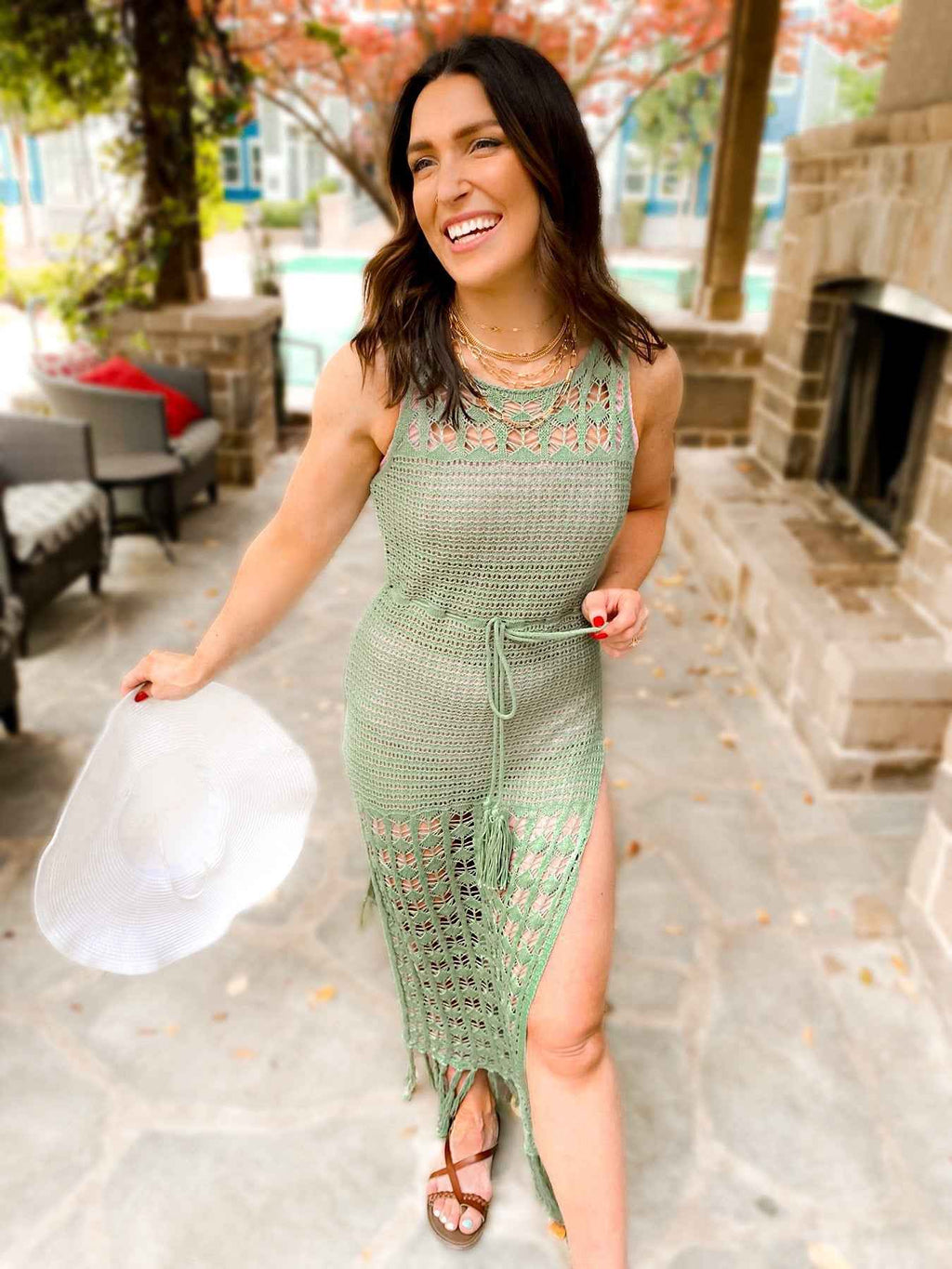 Finn Front Tie Beach Coverup Dress by Girl Code Couture