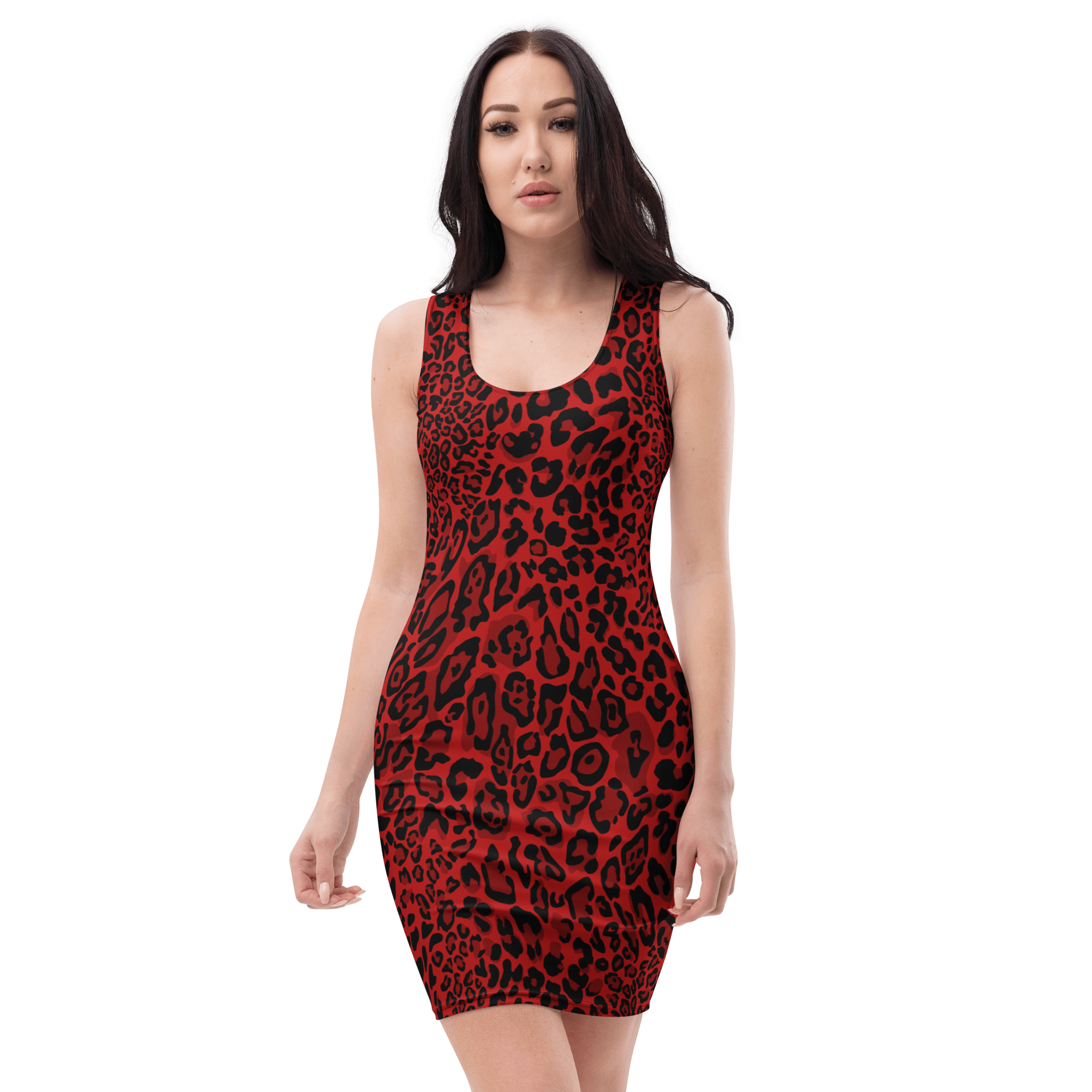 Fire Feline Bodycon Dress by Goth Cloth Co.
