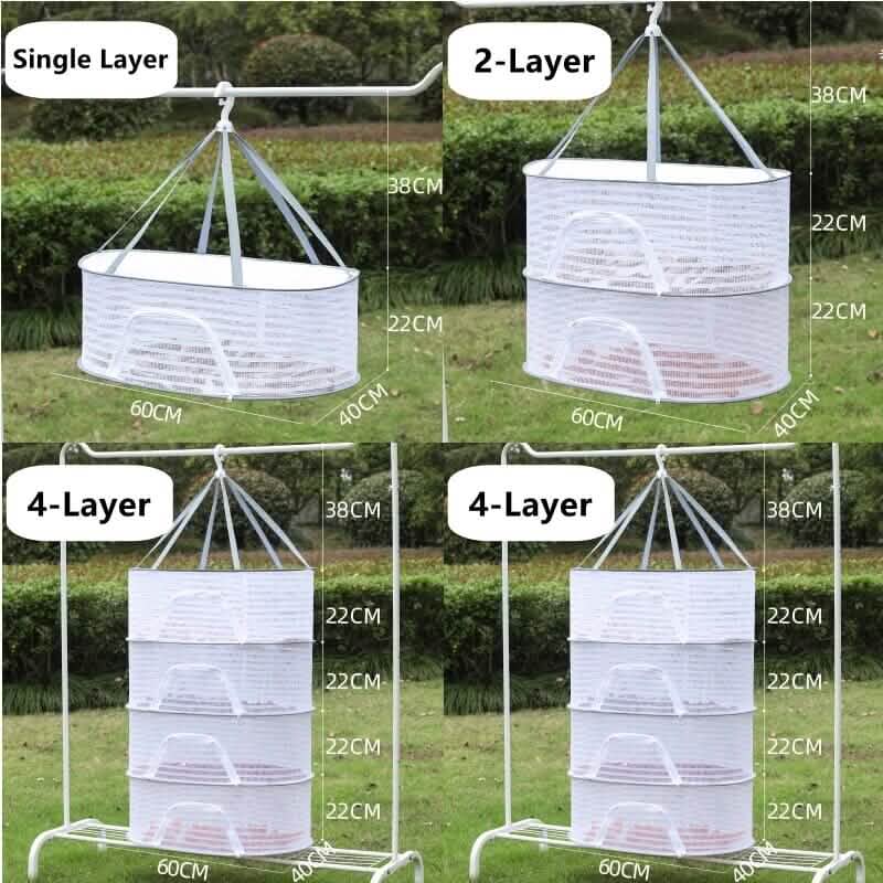 Fishing Net Hanging Dryer Bag Mesh Clothes Drying Basket Rack by DailySale