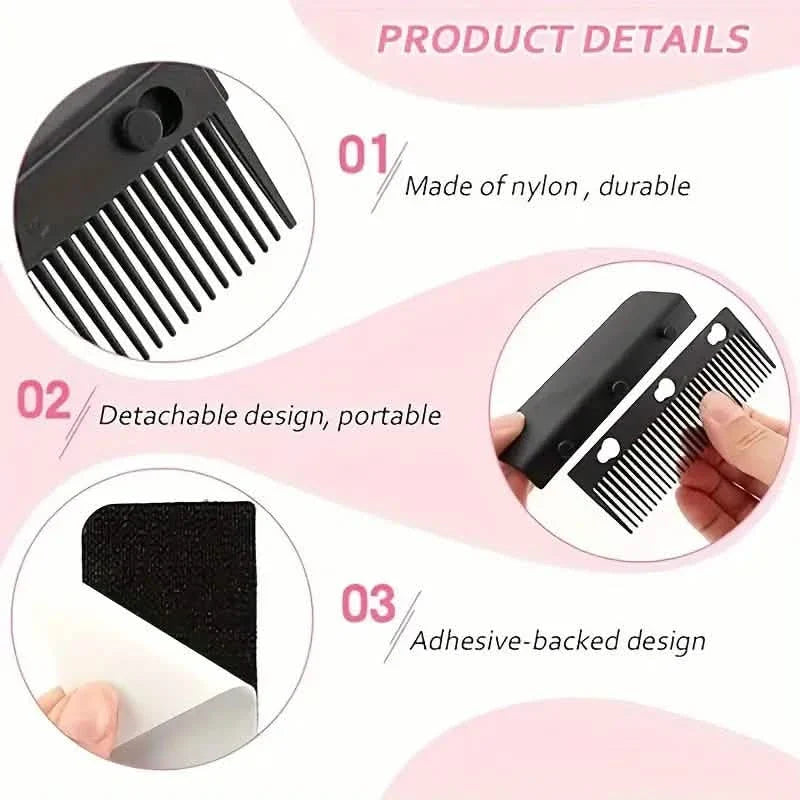Flat Iron Comb, ABS Plastic Handle Hair Straightener Comb Attachment by DailySale