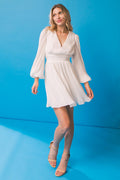 DAY IN THE CITY WOVEN MINI DRESS by Flying Tomato