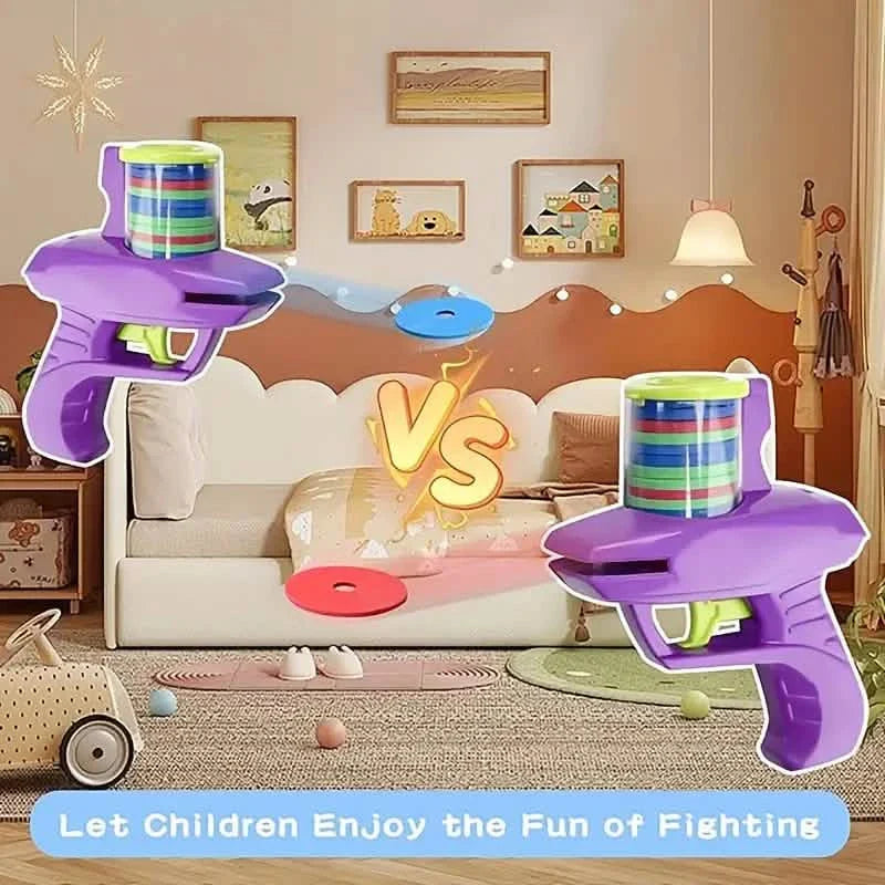 Flying Foam Disc Launcher Handheld Shooter Game by DailySale