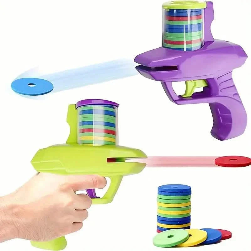 Flying Foam Disc Launcher Handheld Shooter Game by DailySale