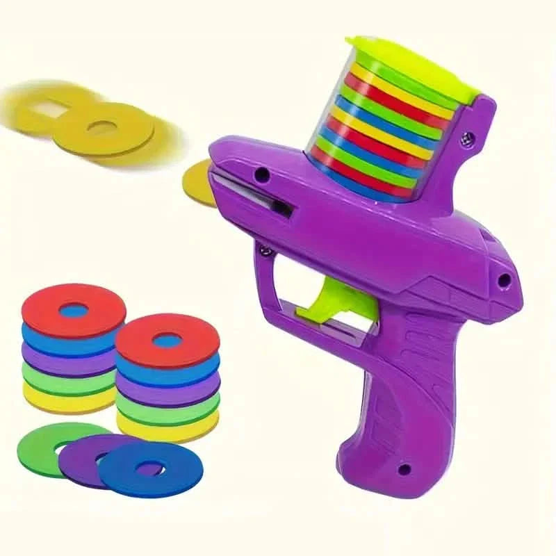 Flying Foam Disc Launcher Handheld Shooter Game by DailySale