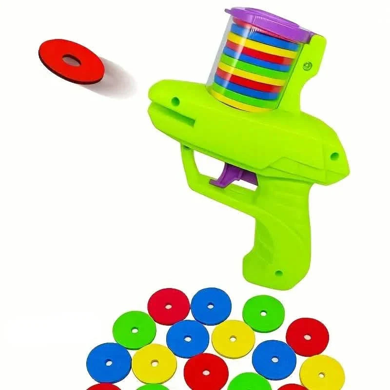 Flying Foam Disc Launcher Handheld Shooter Game by DailySale