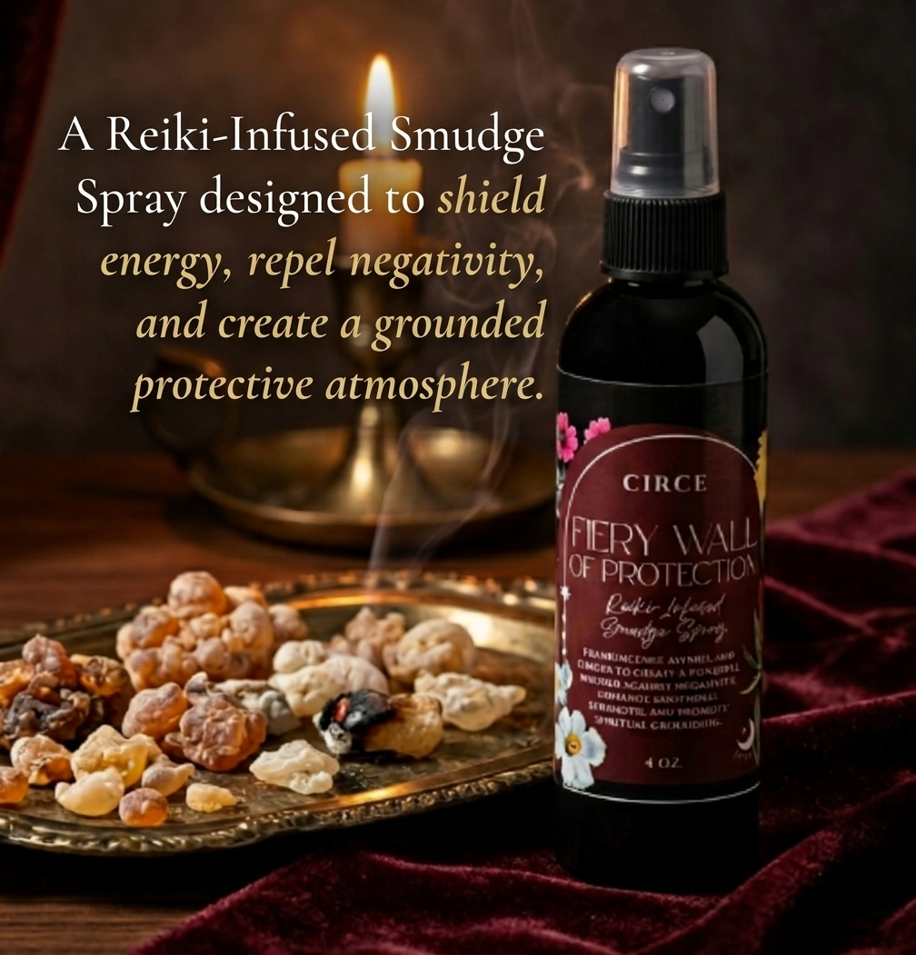 Fiery Wall Of Protection Smudge Spray — Room & Body Mist by Circe Boutique