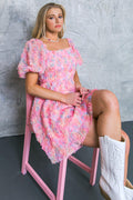 THE MOST NOTABLE WOVEN MINI DRESS by Flying Tomato