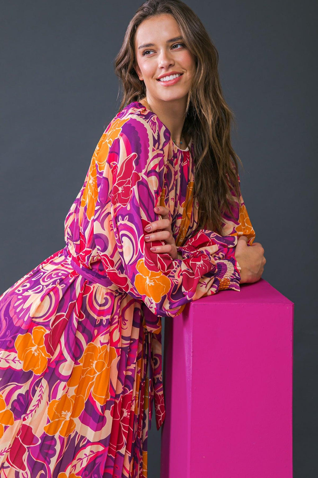CHANGING LOCATIONS WOVEN MAXI DRESS by Flying Tomato