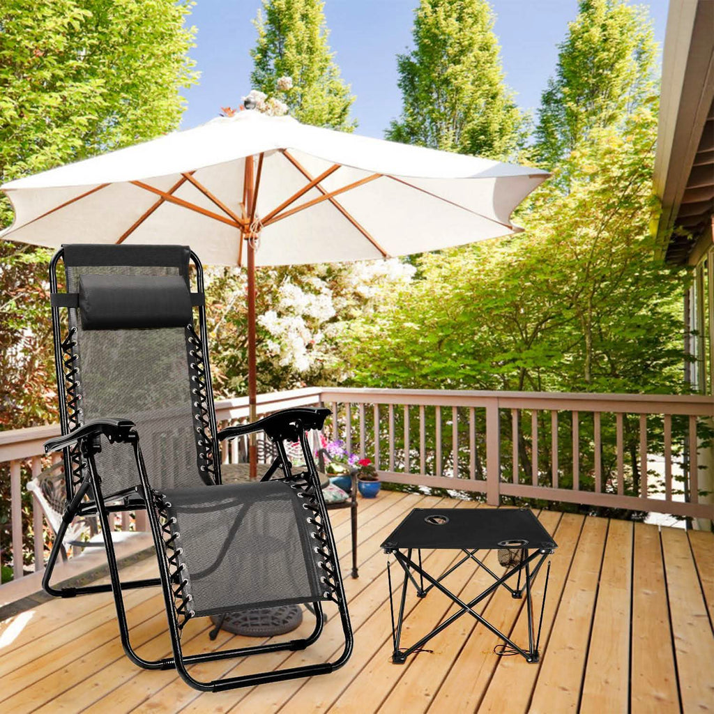 Foldable Camping Table Portable Travel Desk by DailySale