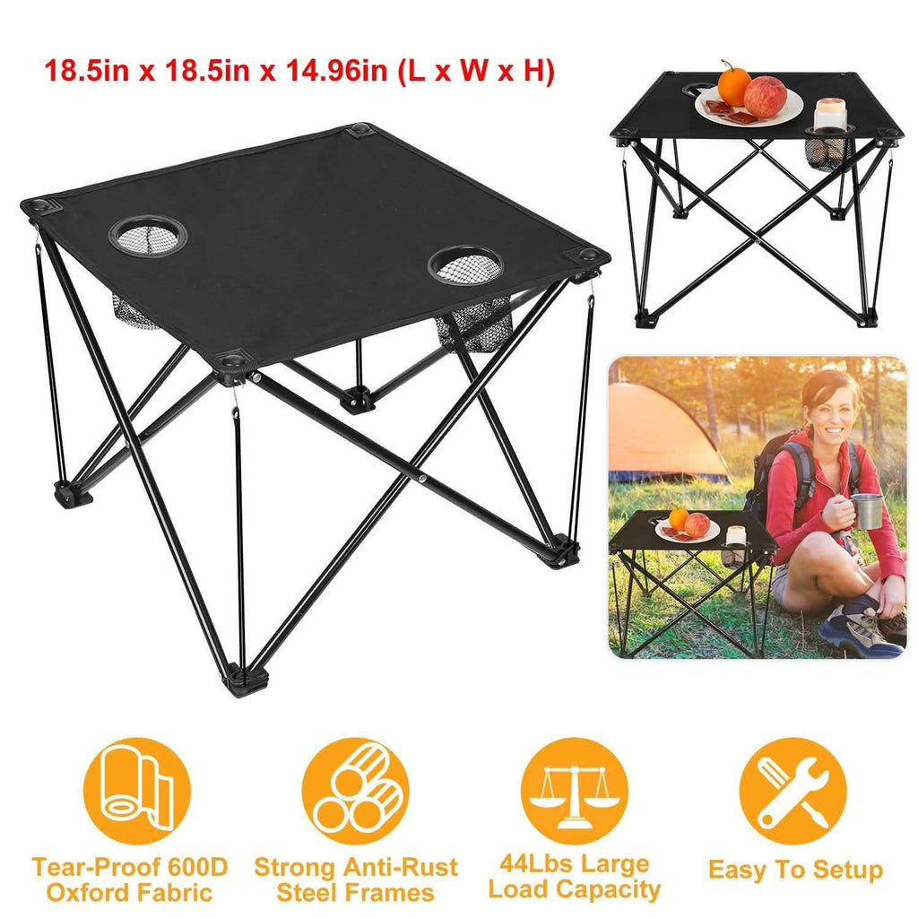 Foldable Camping Table Portable Travel Desk by DailySale