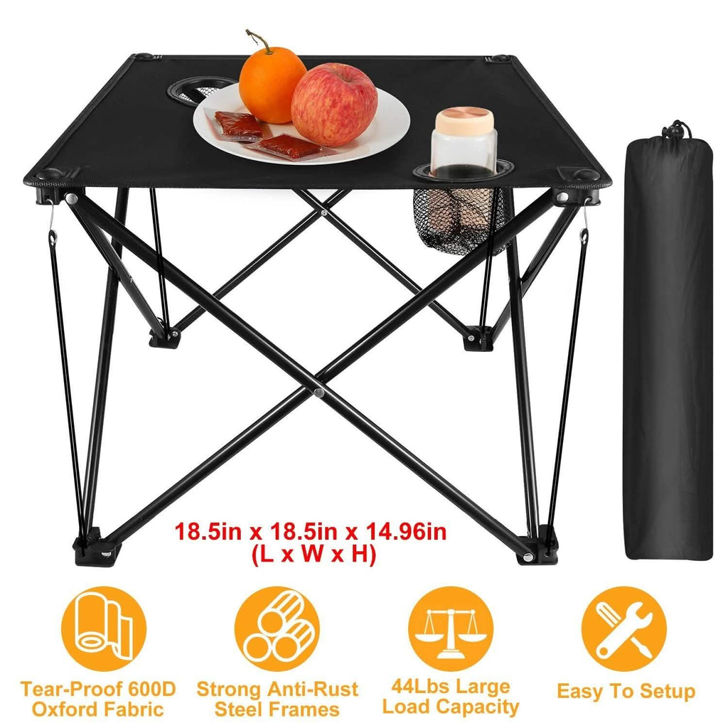 Foldable Camping Table Portable Travel Desk by DailySale
