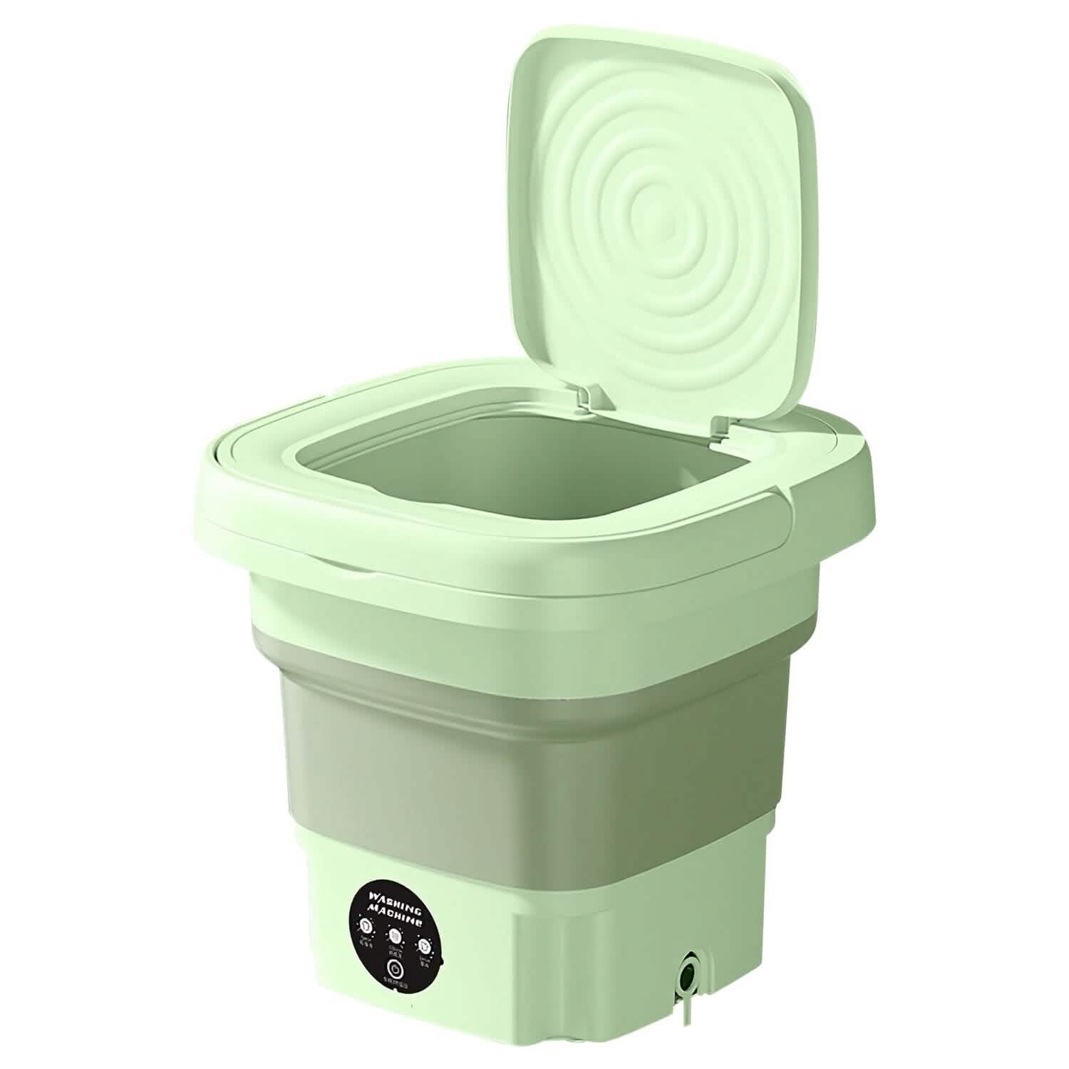 Foldable Laundry Machine with Detachable Drain Basket by DailySale
