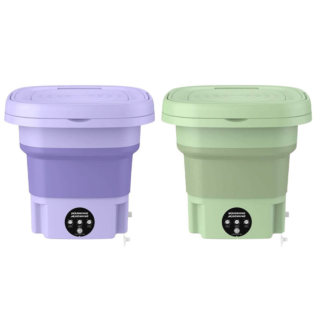 Foldable Laundry Machine with Detachable Drain Basket by DailySale